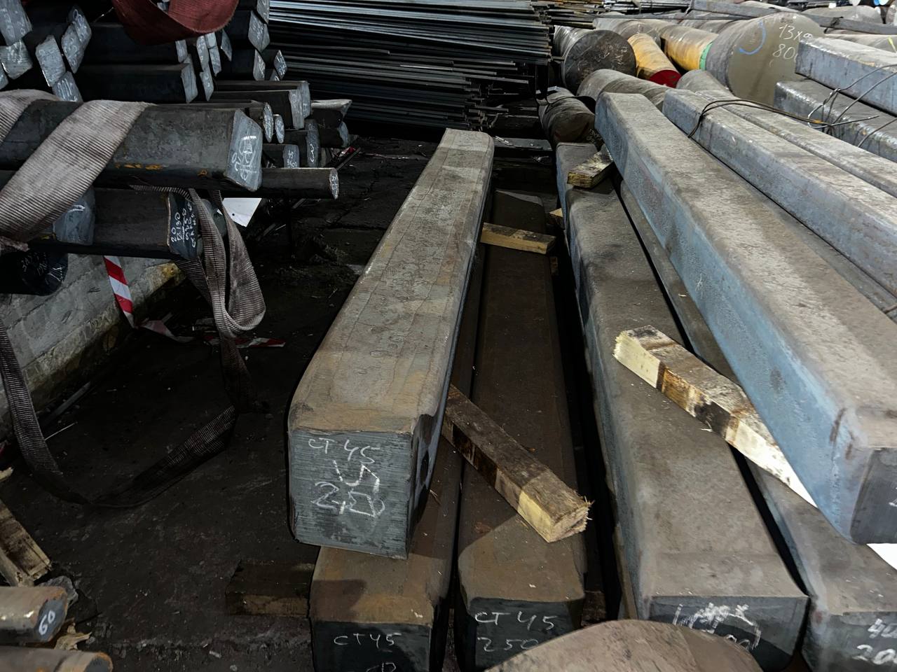 Сталь 45 квадрат 250 мм