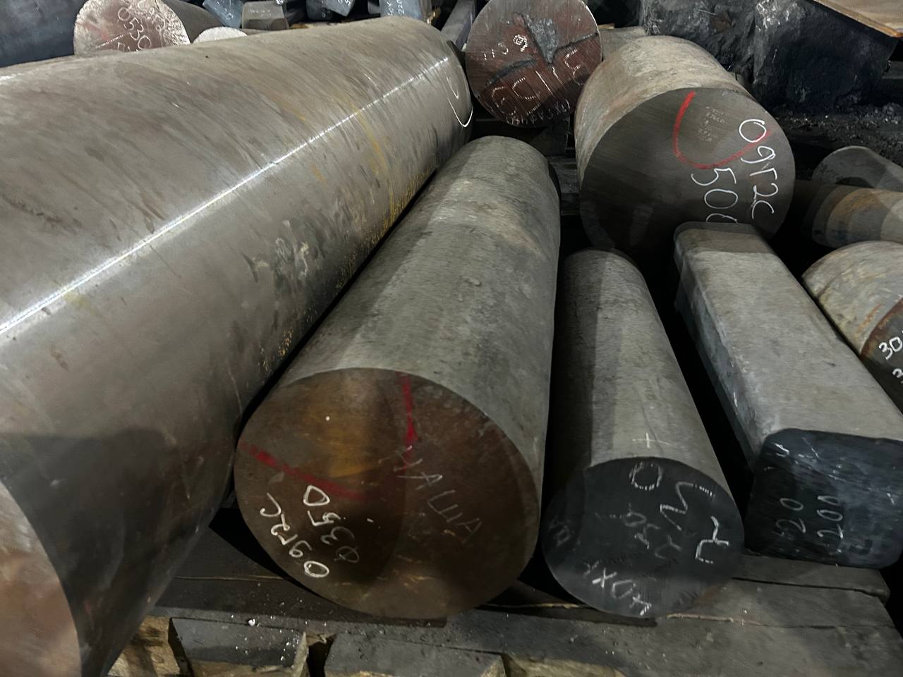 Сталь 09Г2С поковка 350 мм