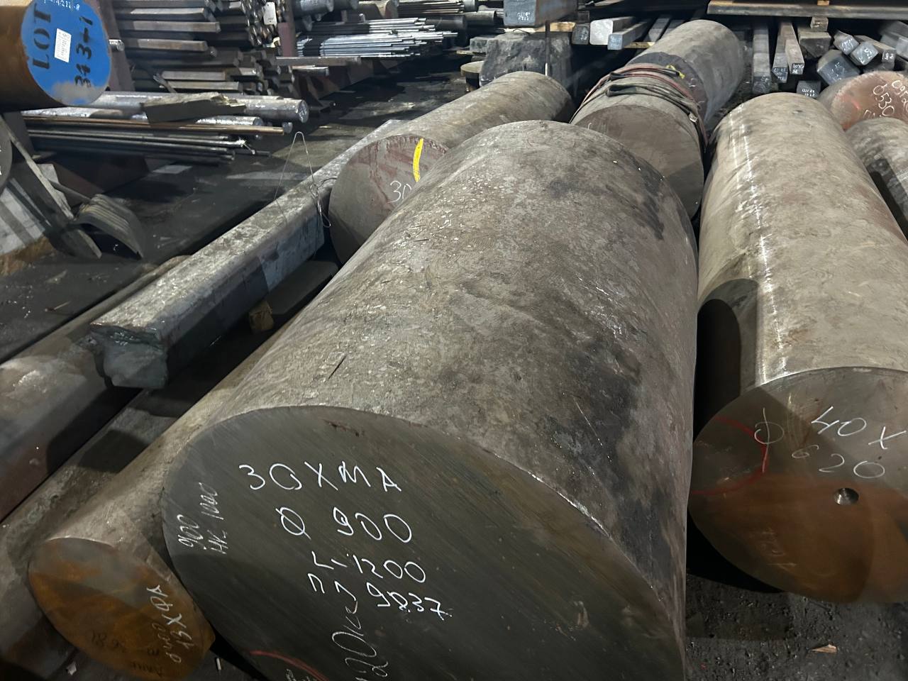 Сталь 30ХМА поковка 900 мм