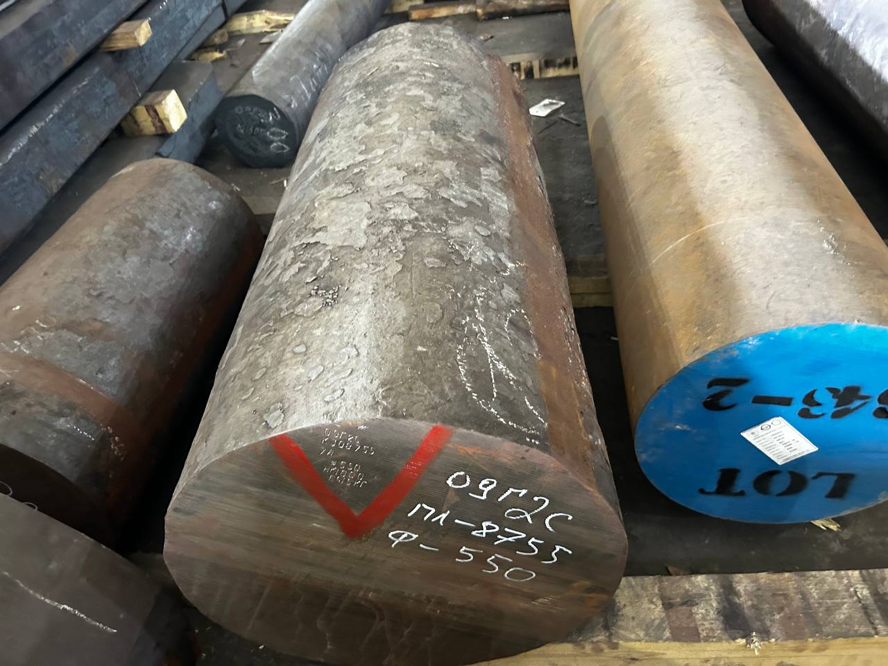 Сталь 09Г2С поковка 550 мм