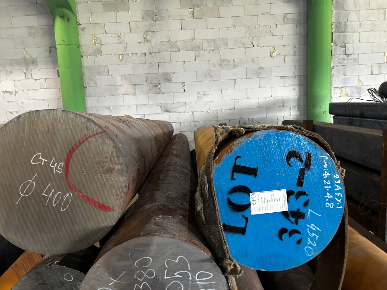 Сталь 45 поковка 400 мм